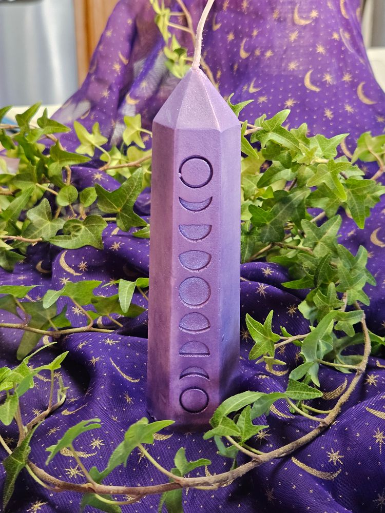 Moon Phase Pillar Candle